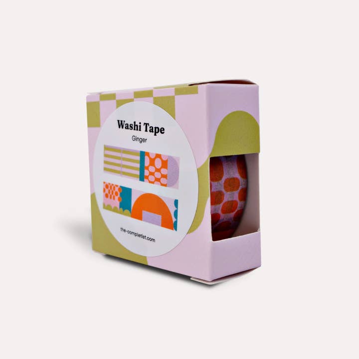 The Completist (No duties on USA orders!) - Wholesale Washi Tape - Ginger Washi Tape3