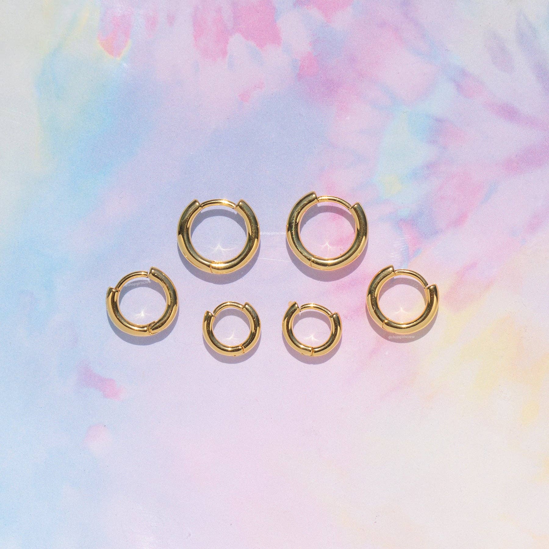 Girls Crew - Wholesale Jewelry Set - Angel City Hoop Set17