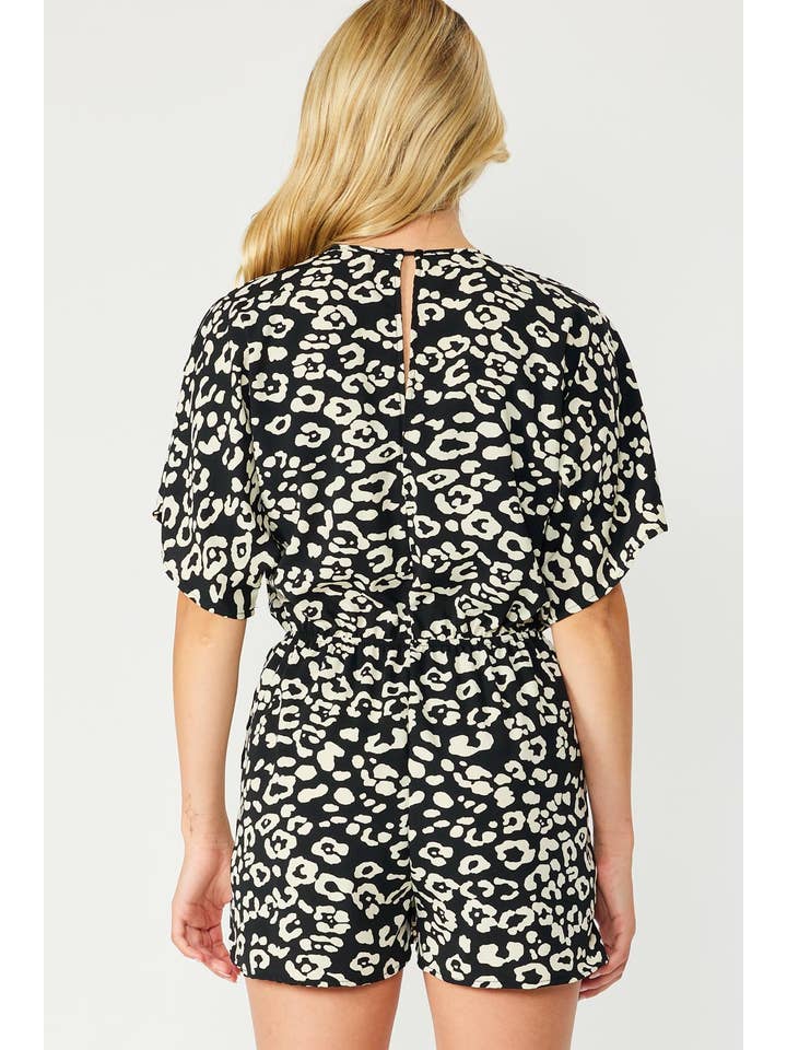 FSL Apparel - Wholesale Romper - Women's - SR9059-C - LEOPARD PRINT SURPLICE ROMPER2