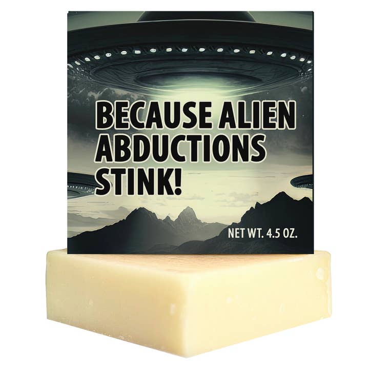 Totally Cheesy - Wholesale Gag Gift/Novelty Gift - Alien Invasion UFO Soap  |  Funny Novelty Stocking Stuffer4
