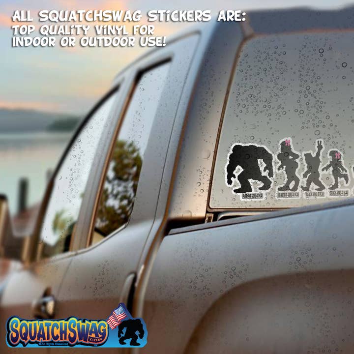 SquatchSwag - Wholesale Sticker - Squatchin Family! -Bigfoot, Sasquatch Sticker by SquatchSwag1