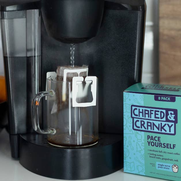 Chafed & Cranky Coffee Co. - Wholesale Ground Coffee - Pace Yourself Pour Over Coffee Single Serve6