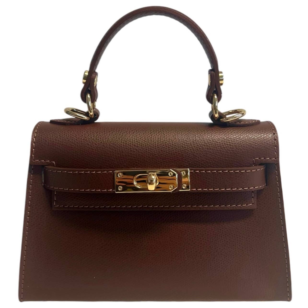 MODARNO - Wholesale Top Handle Bag - Women's - Modarno “Kelly” women's handbag in genuine leather 21x8x13 cm38