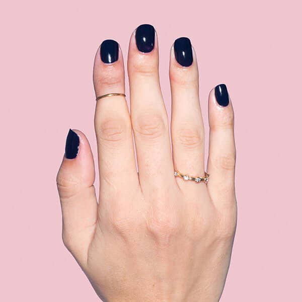 Navy Blue Brolly Fashion Size Patent Shine 10X Nail Lacquer for wholesale on Faire