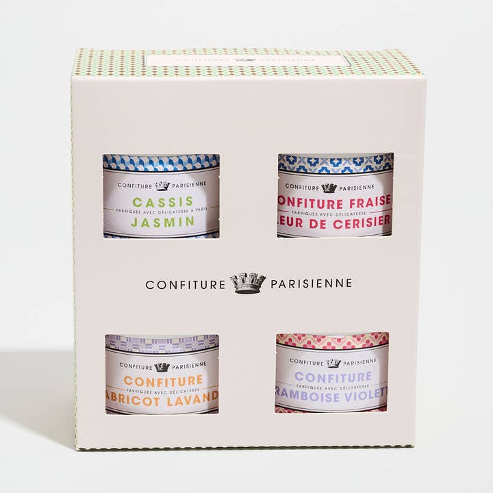 Confiture Parisienne - Wholesale Jam/Jelly - Set 4x100g - Fruits & Flowers jam0