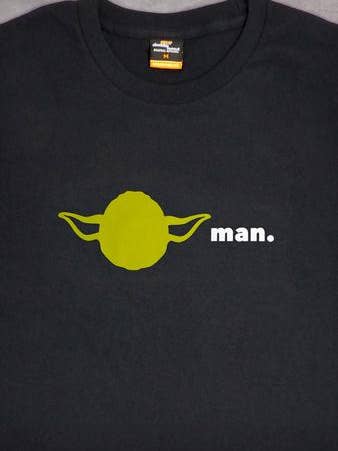 24-7 Daddyhood - Wholesale Screen Printed T-Shirt - Men's - Yoda Man Men's T-shirt0