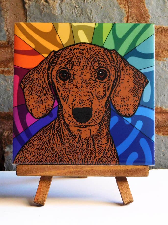 Azulejo de cerámica marrón salchicha para venta al por mayor de Sabyloo