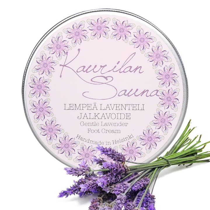 Gentle Lavender Foot Cream 125g for wholesale by Kaurilan Sauna