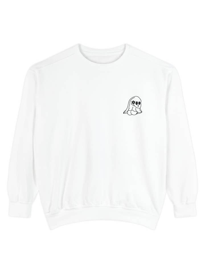 Freak in the Sheets Sweatshirt, Cozy Ghost-Themed Pullover, Cute Sweatshirt, Halloween Gift, Casual Style | Cute Ghost Crewneck | Halloween for wholesale by PepperJack Designs