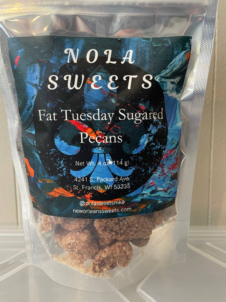 Pécans Sucrés du Mardi Gras pour la vente par NOLA Sweets