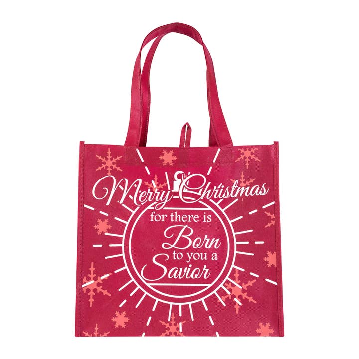 Divinity Boutique - Wholesale Tote Bag - Women's - Eco Tote: Christmas-Red-Ornament1