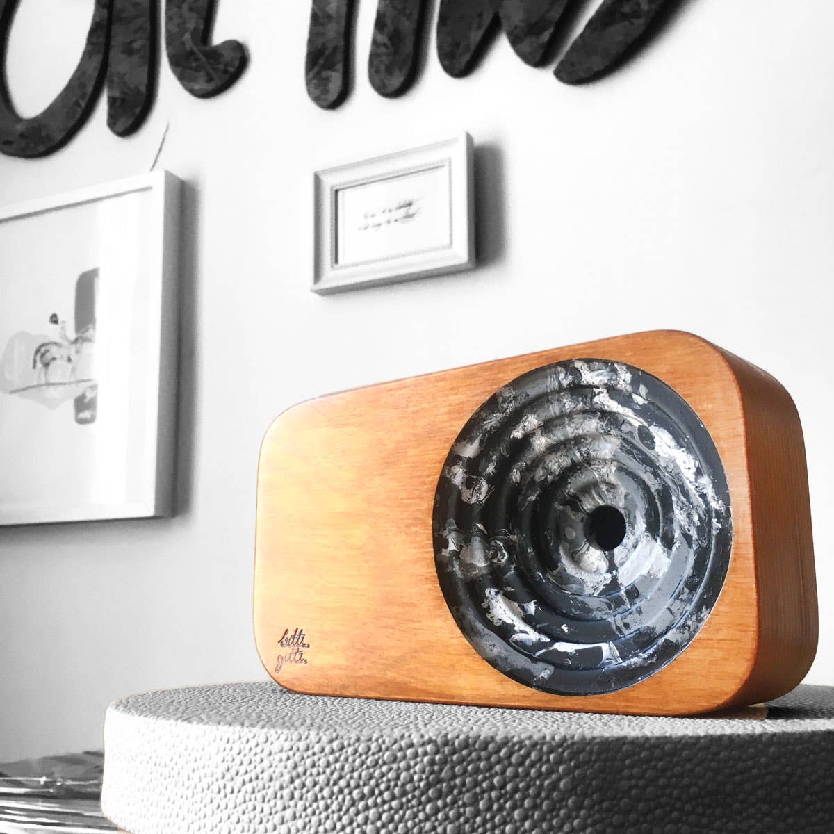 Bitti Gitti Design Workshop - Wholesale Speakers - B&W Marbled the Wooden Sound System Bundle3