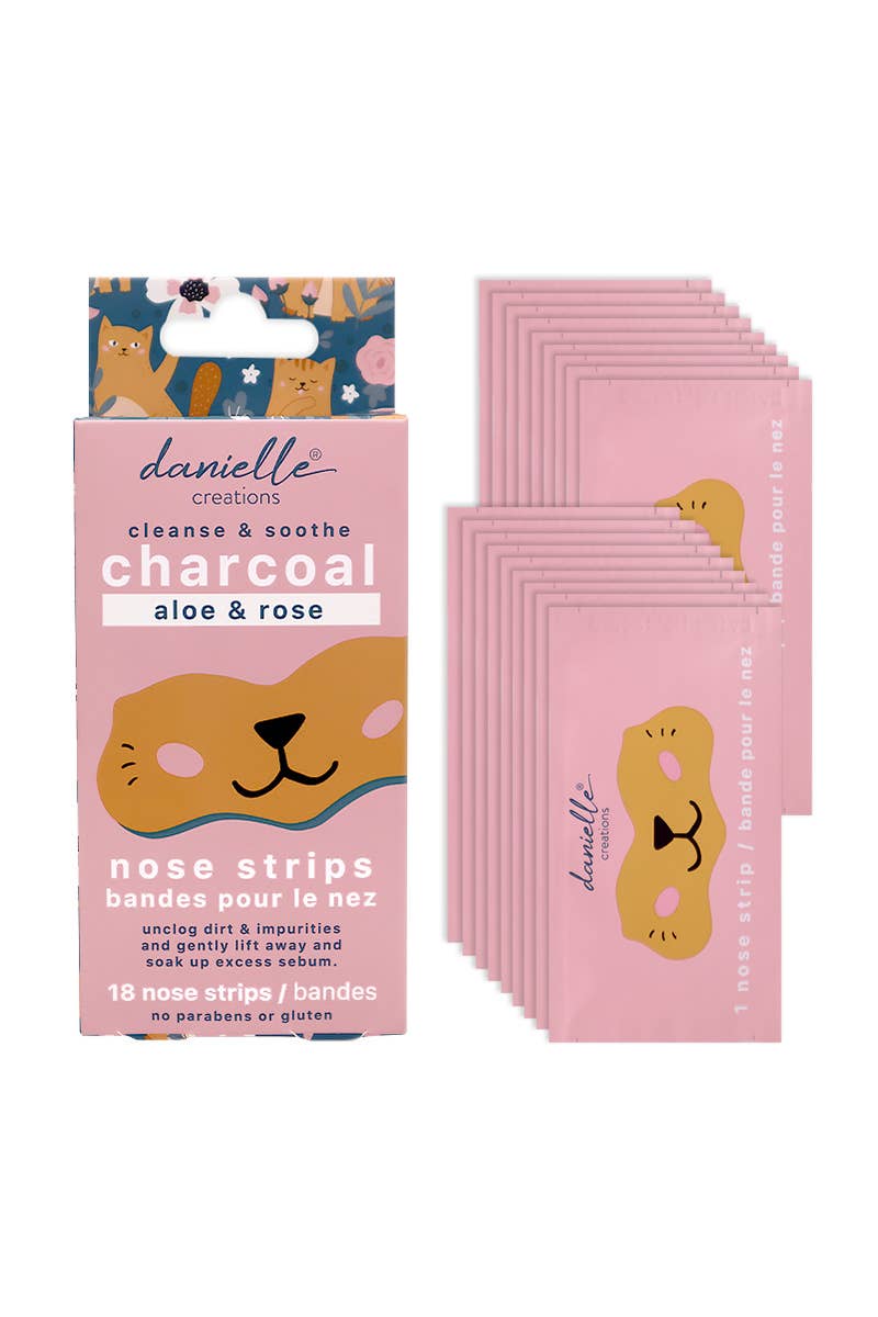 PINEAPPLE Beauty - Wholesale Pore Strip - Danielle Creations D1735CC Charcoal Aloe 18 Nose Strips - 60
