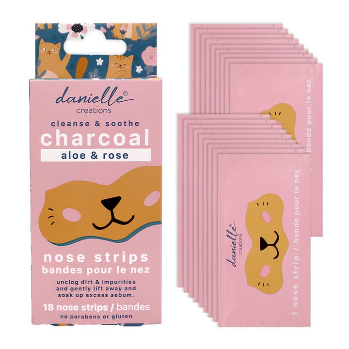 PINEAPPLE Beauty - Wholesale Pore Strip - Danielle Creations D1735CC Charcoal Aloe 18 Nose Strips - 6