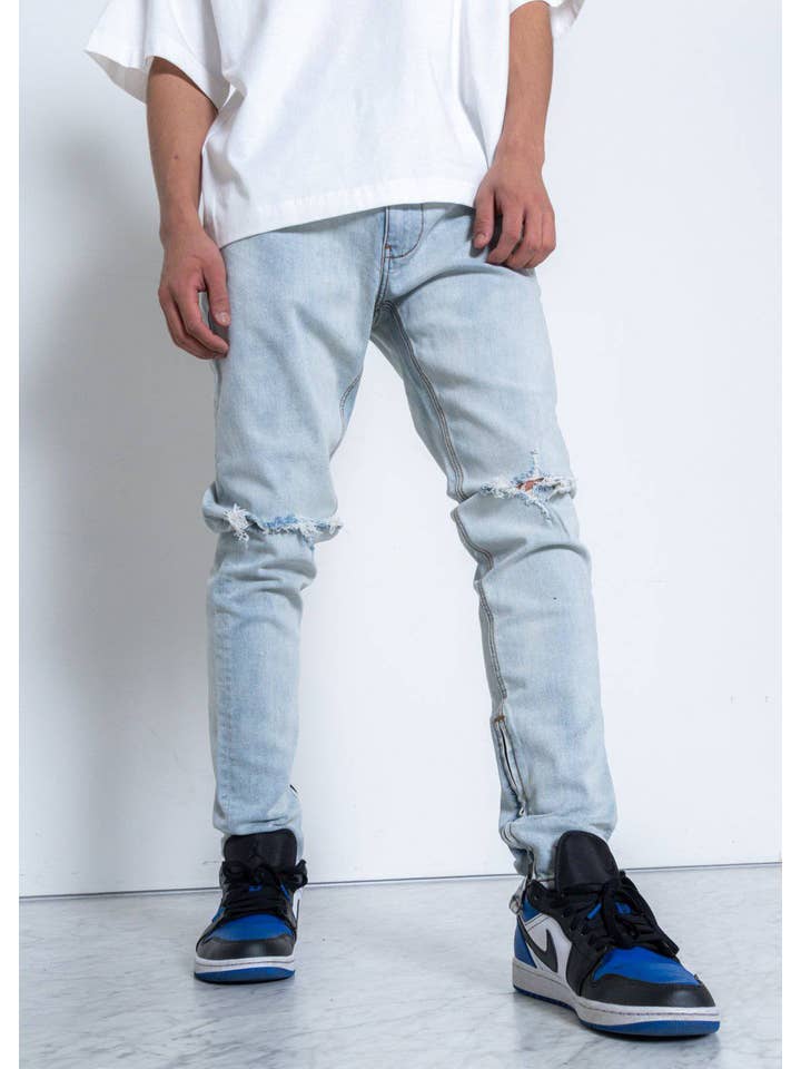 Robin K - Vente Jean – homme - Denim délavé Konus pour homme3