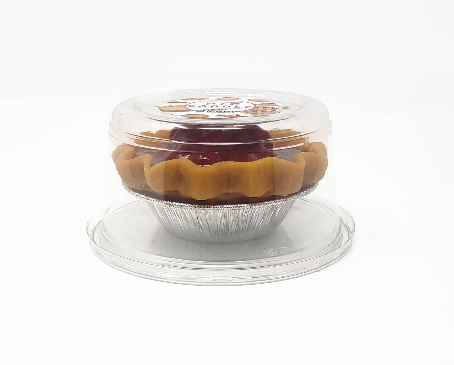 Candlelit Desserts - Wholesale Novelty Candle - 3" Strawberry Pie Candle3