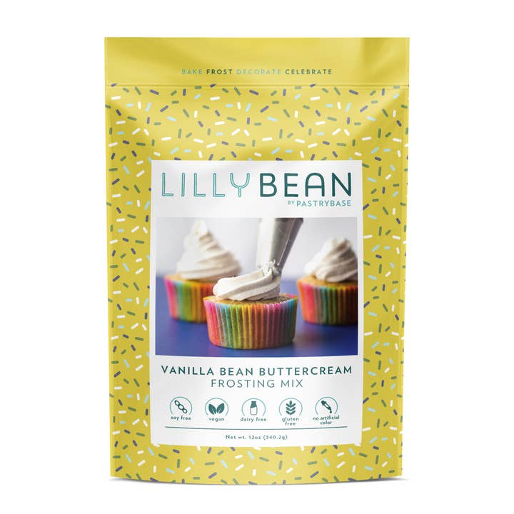 LillyBean Baking - Wholesale Cake Mix - Vanilla Bean Buttercream Mix (Vegan & Gluten-Free)