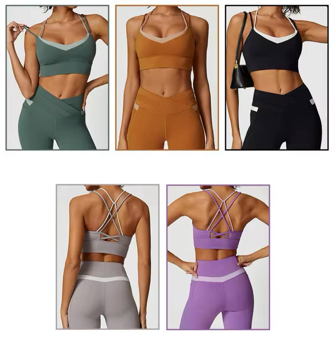 Belsize Activewear - Wholesale Activewear Set - Women's - Fitness Set Leggings and Sports Bra 4