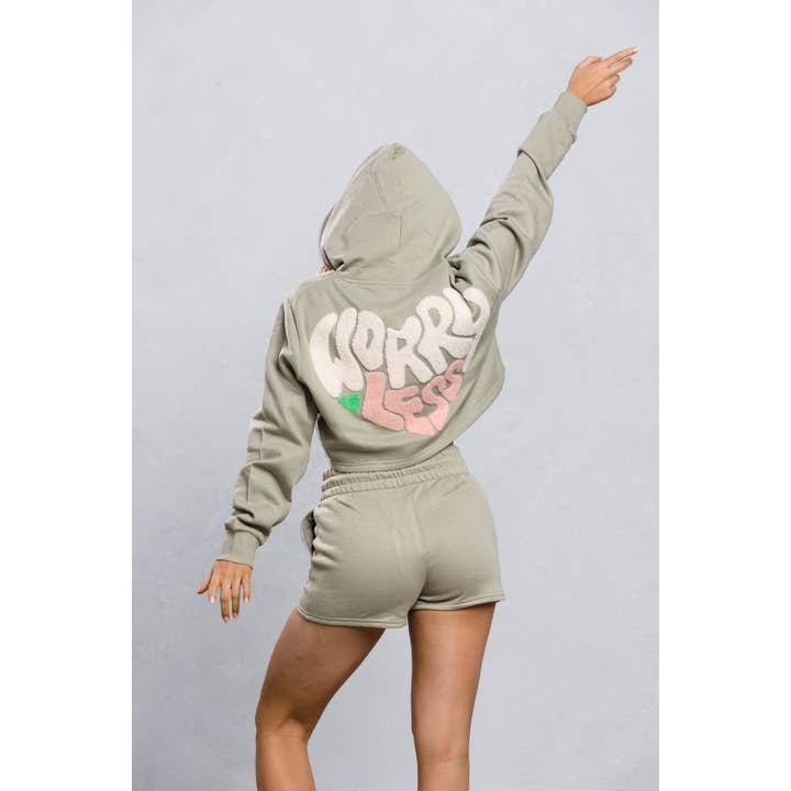 Ensemble de deux pièces Worry Less et autres tendances Résultats pour hoodie no string en vente B2B. Retours gratuits et paiement à 60 jours sur Faire sur Faire.