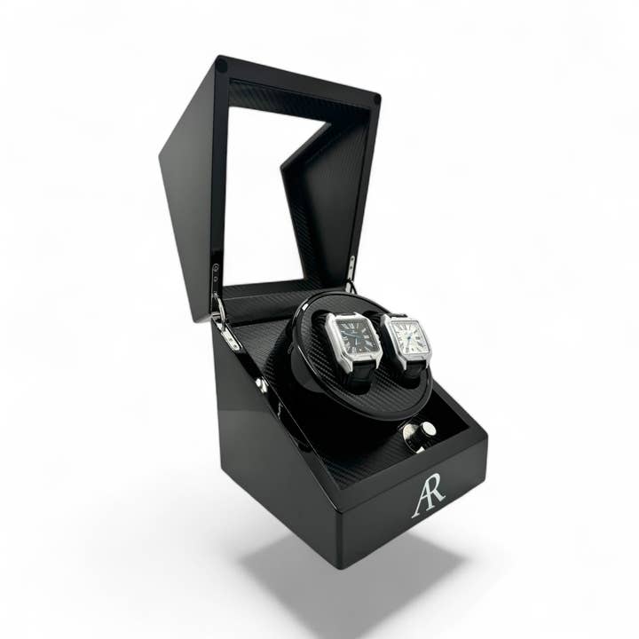 ASOROCK WATCHES ™ – wholesale Smyckeskrin och organisatörer – 2-plats AR märkes automatisk kolfiber klockuppdragare box
