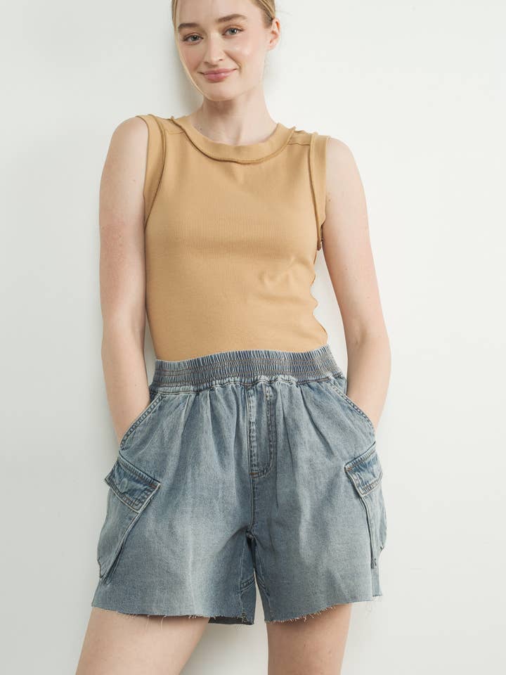 TANK TOP REVERSÍVEL EM JERSEY CANELADO MAT3232 por atacado de Aaron & Amber