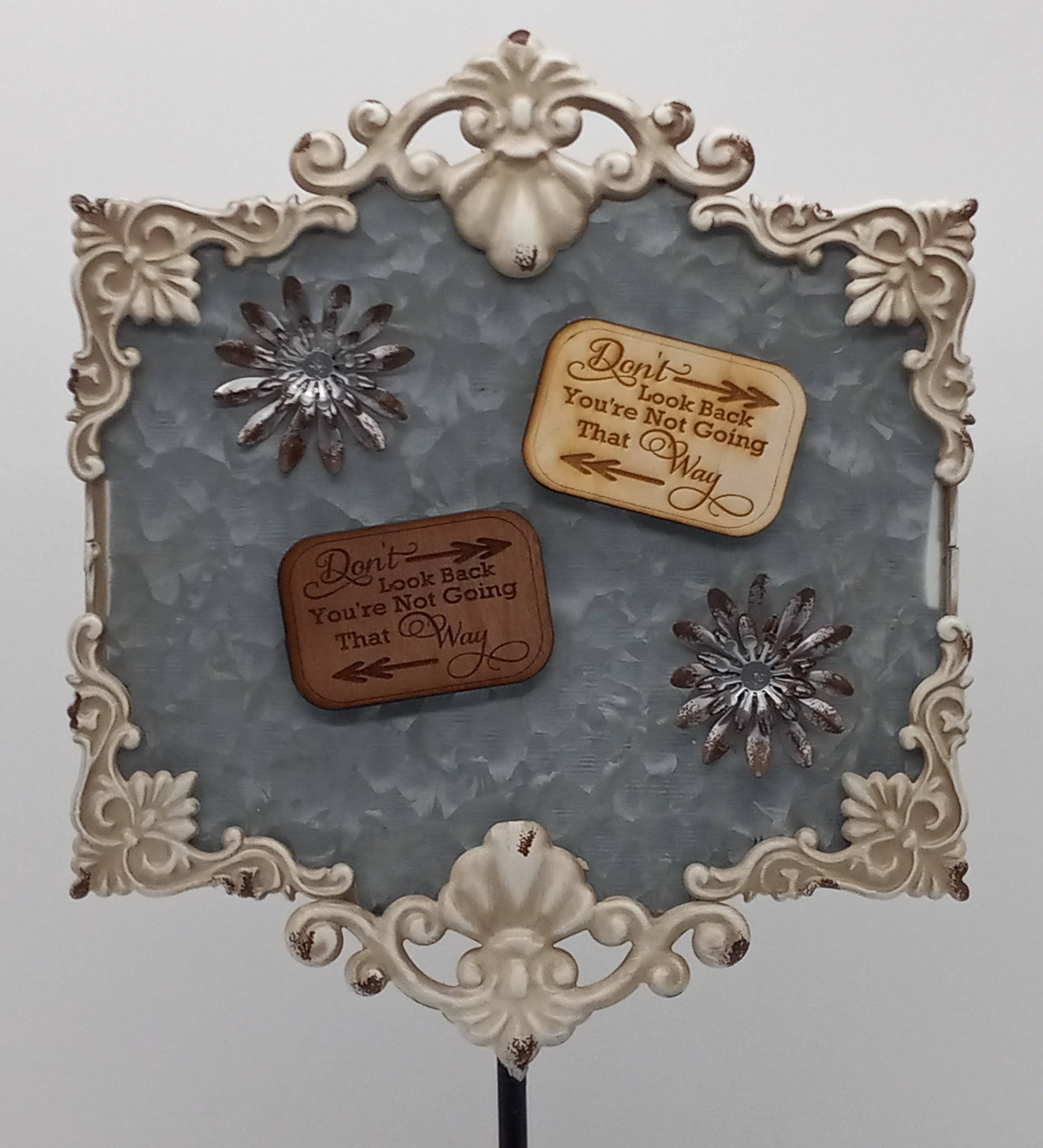 Expressions Engraved - Wholesale Magnet - Don't Look Back Laser Engraved Wood Magnet0