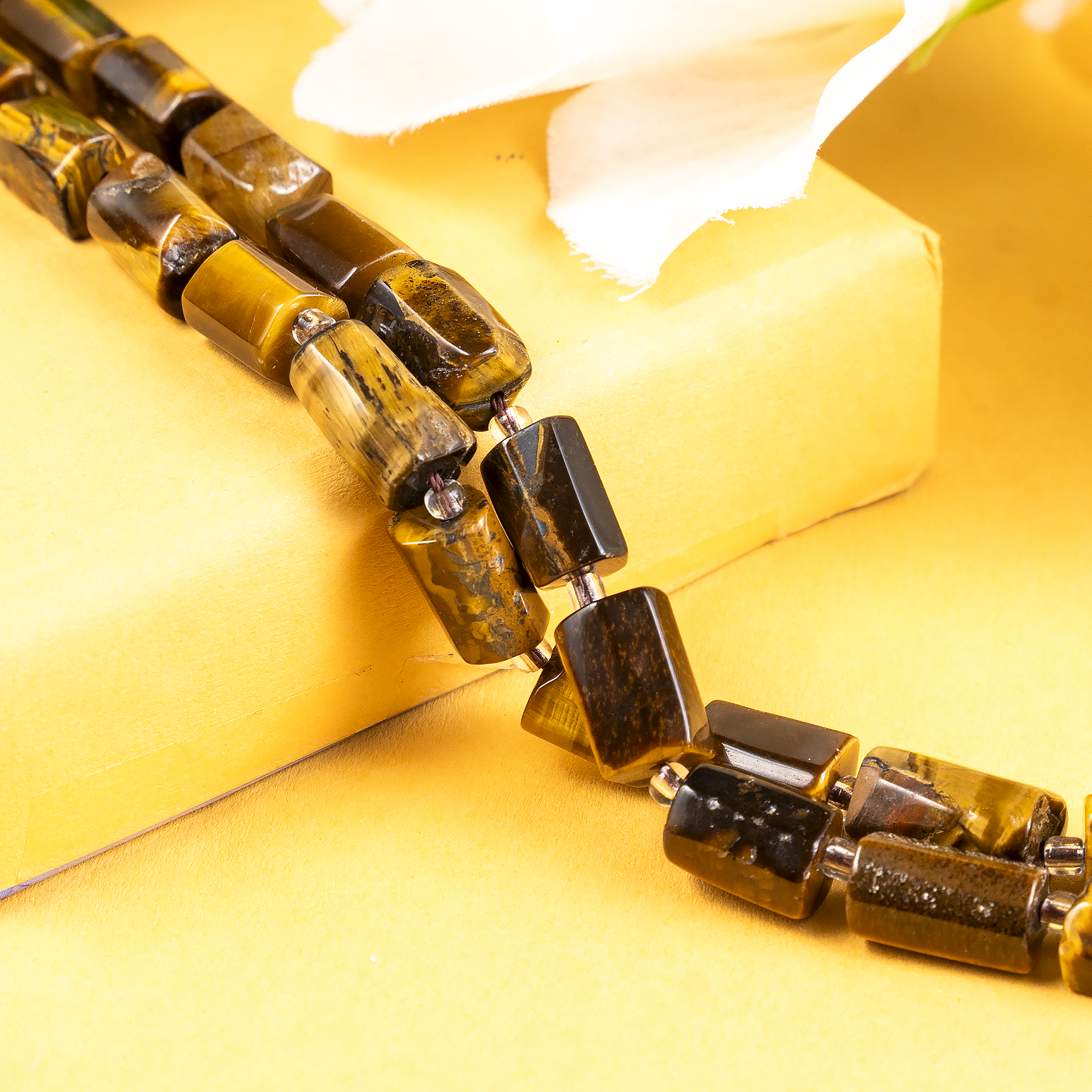 Soothing Crystals Beads - Wholesale Beads - Gemstone Pipe Beads | Tiger eye | Crystal Tube Beads10