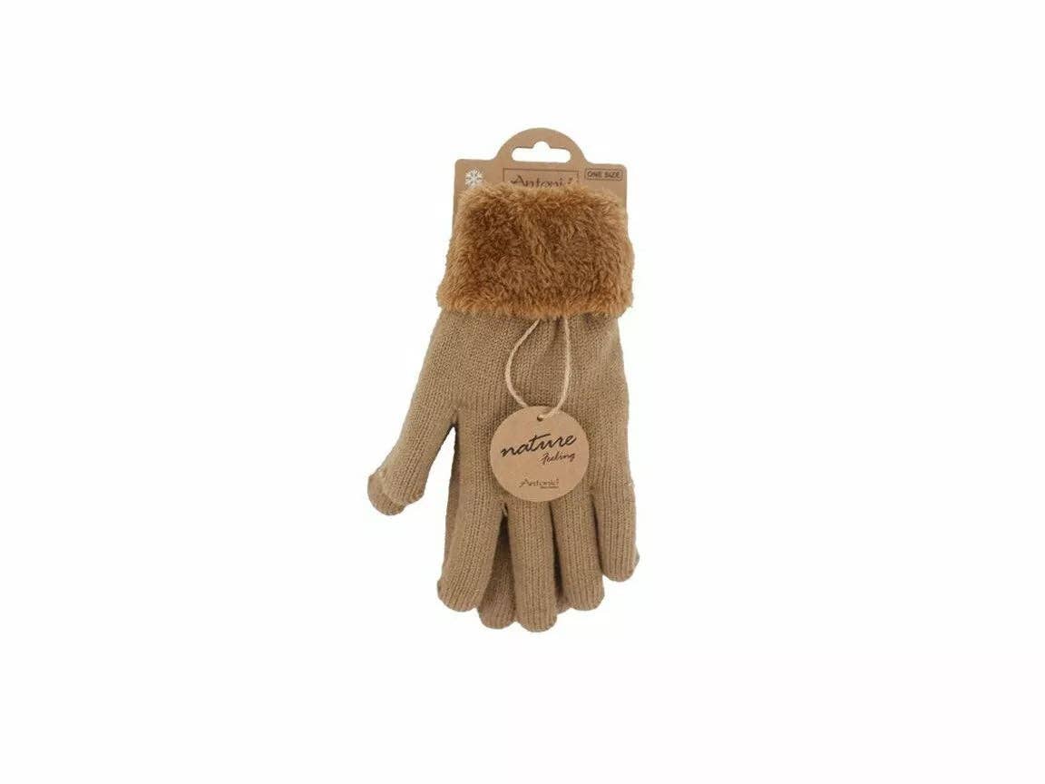 VewoTex - Wholesale Gloves - Women's - Lined Women's Knit Gloves » Teddy Winter Gloves » Super Soft Finger Gloves2