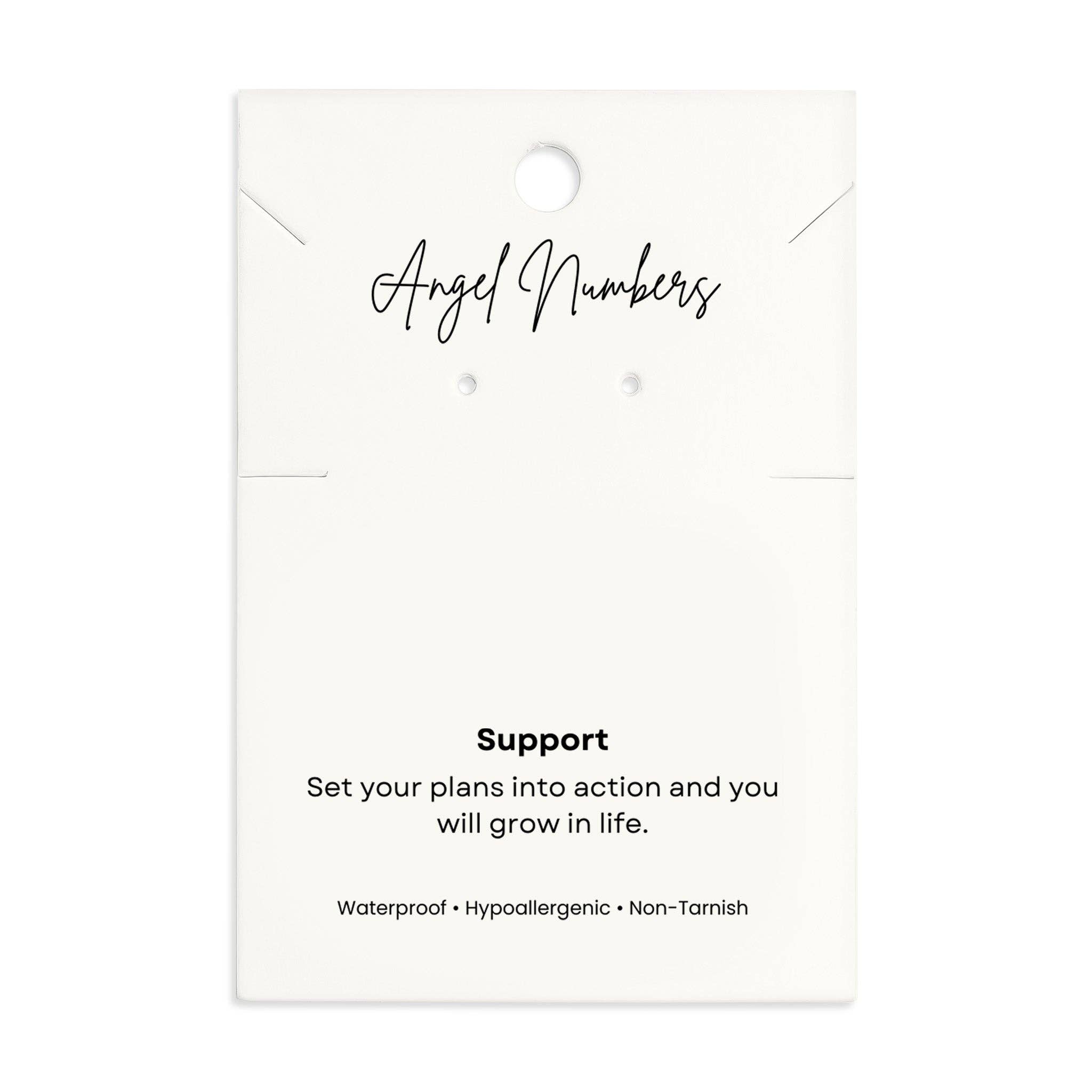 WJW – Suporte de joias e exposição por atacado – Cartões de Exibição de Números de Anjo (Colares, Brincos, Pulseiras)6