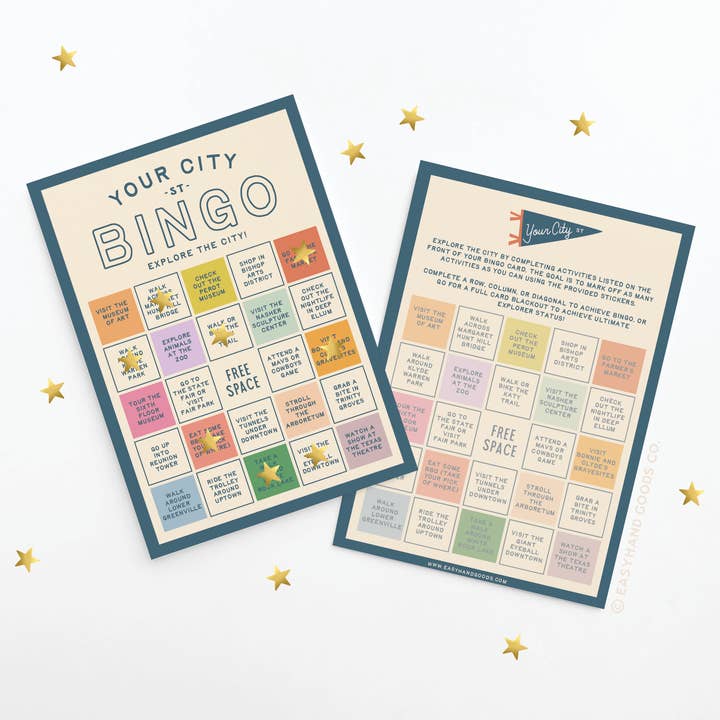 Easyhand Goods – formerly Onderkast - Wholesale Card Game - Custom City Explorer Bingo Card4