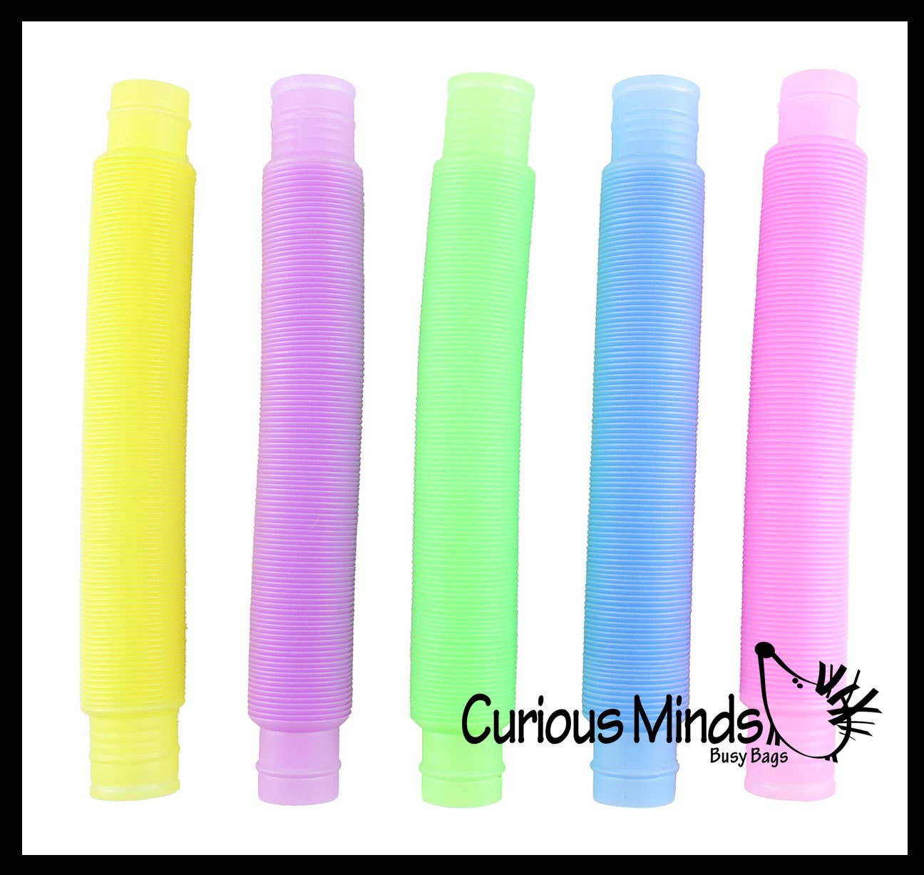 Curious Minds Toys - Vendita all'ingrosso Giocattolo fidget - Bambini - 1 grande chiusura a scatto che si illumina al buio, estensibile e flessibile5