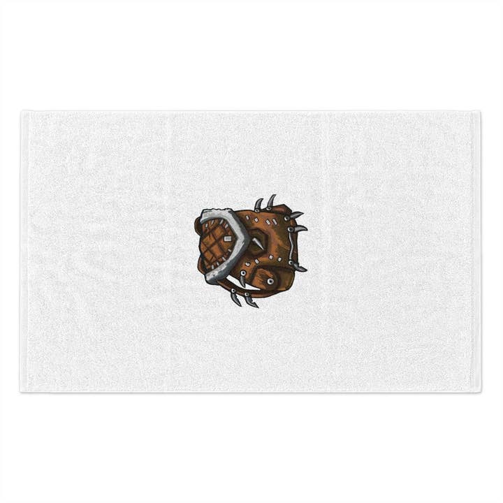 White Brown Bag Rally Towel, 11x18 for wholesale on Faire2