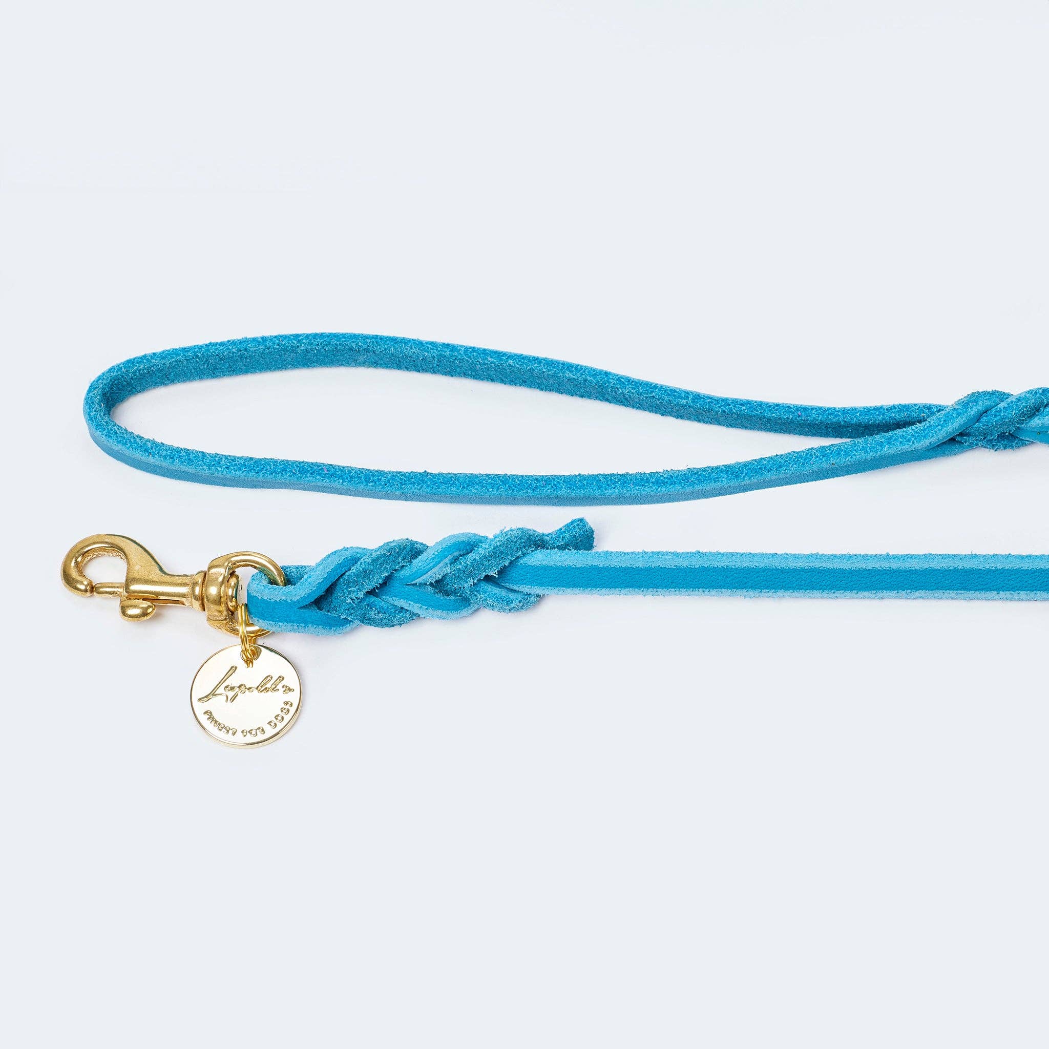 ​​Leopold's Finest for dogs - Wholesale Pet Leash - Dog - Rounded leather tracking leash 5m13