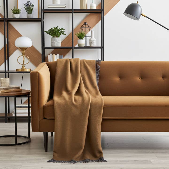 Shupaca Alpaca - Wholesale Throw Blanket - NEW! 100% Baby Alpaca Throw - Tapenade1