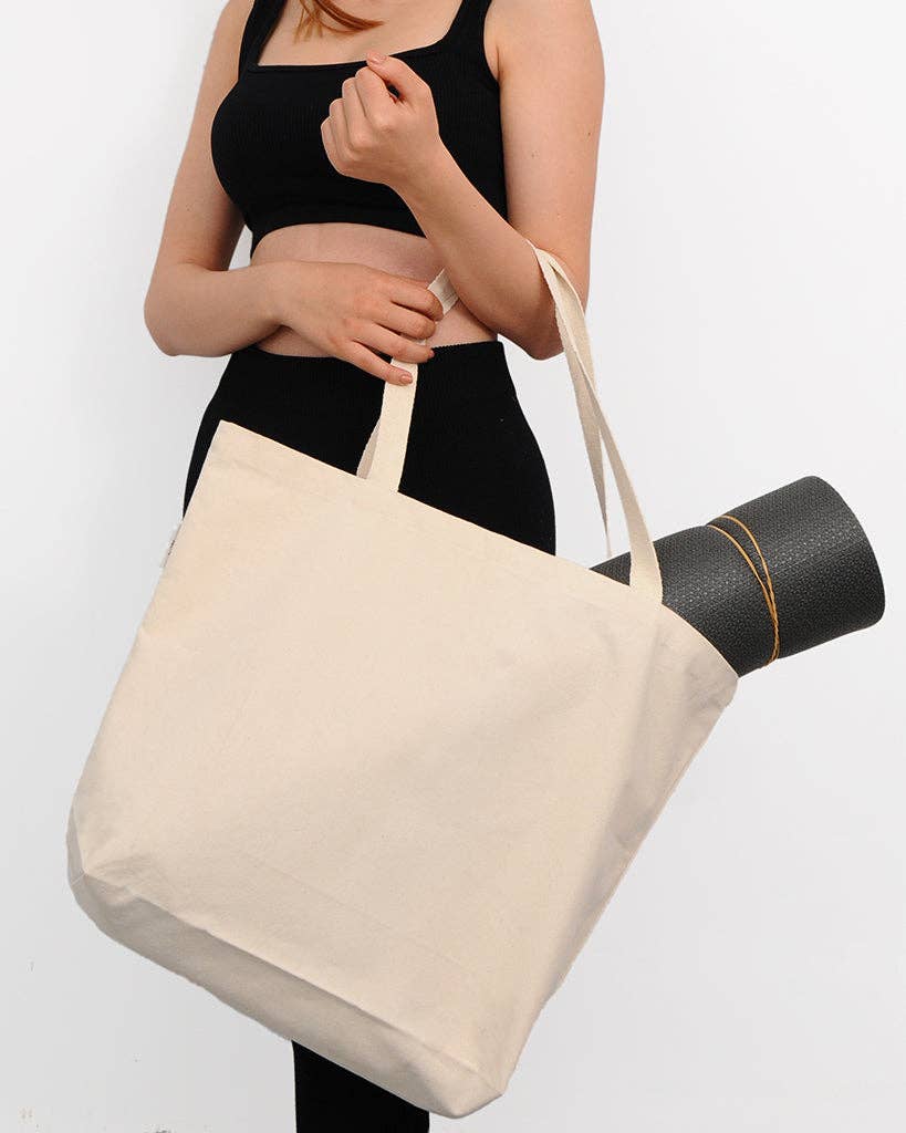 TBF - Wholesale Tote Bag - Women's - TBF Large Organic Canvas Shopping Tote Bags - OR2601