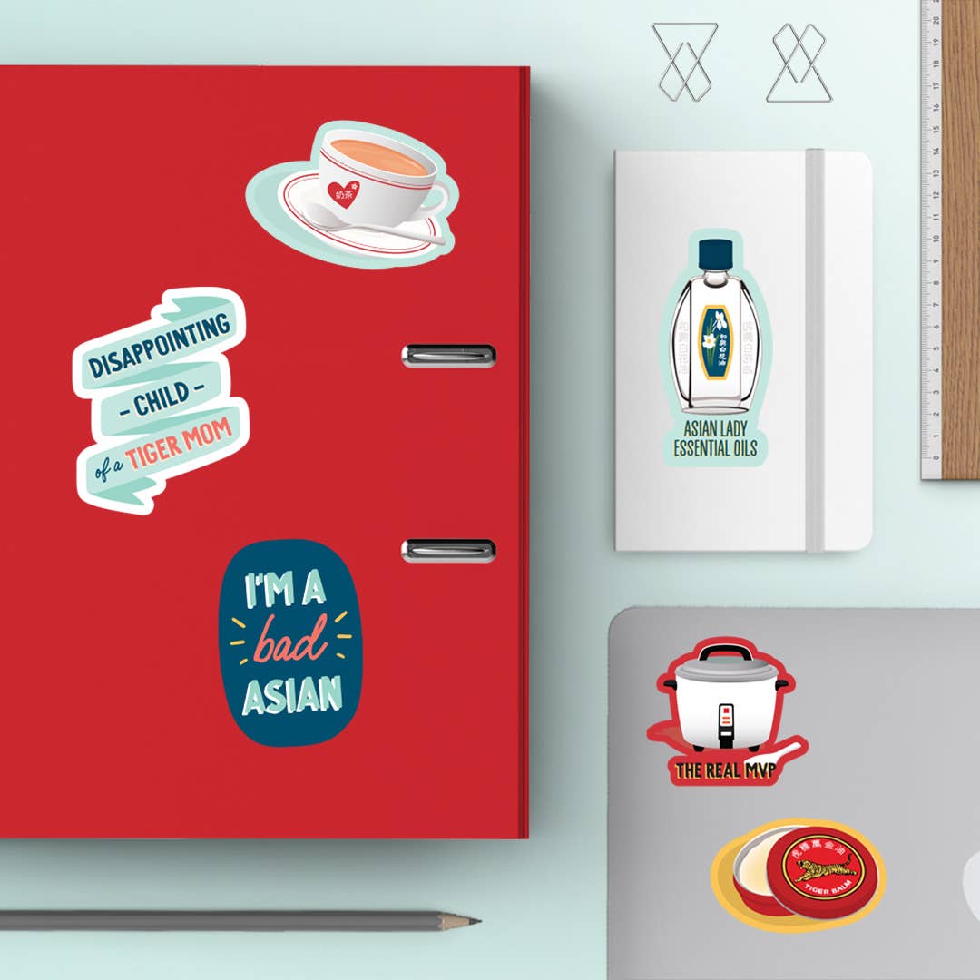 I'll Know It When I See It - Wholesale Sticker - White flower oil vinyl sticker2