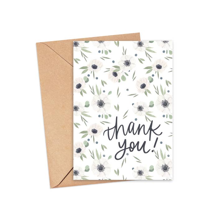 Blommig tackkort för wholesale av Owlery 54