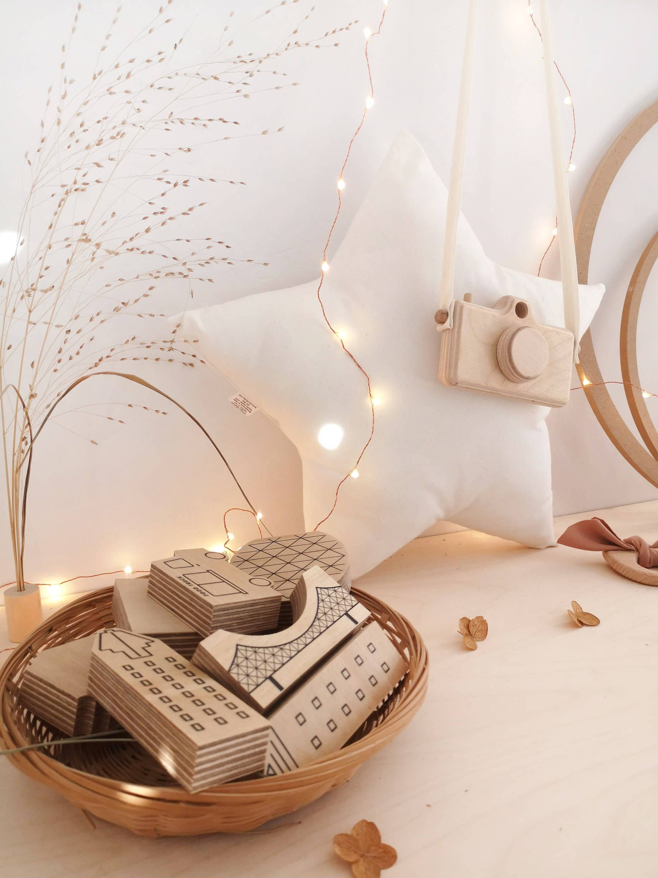 The Butter Flying - Wholesale Wood Toy - Kids - Handmade Wooden Camera Toy for Toddlers 4