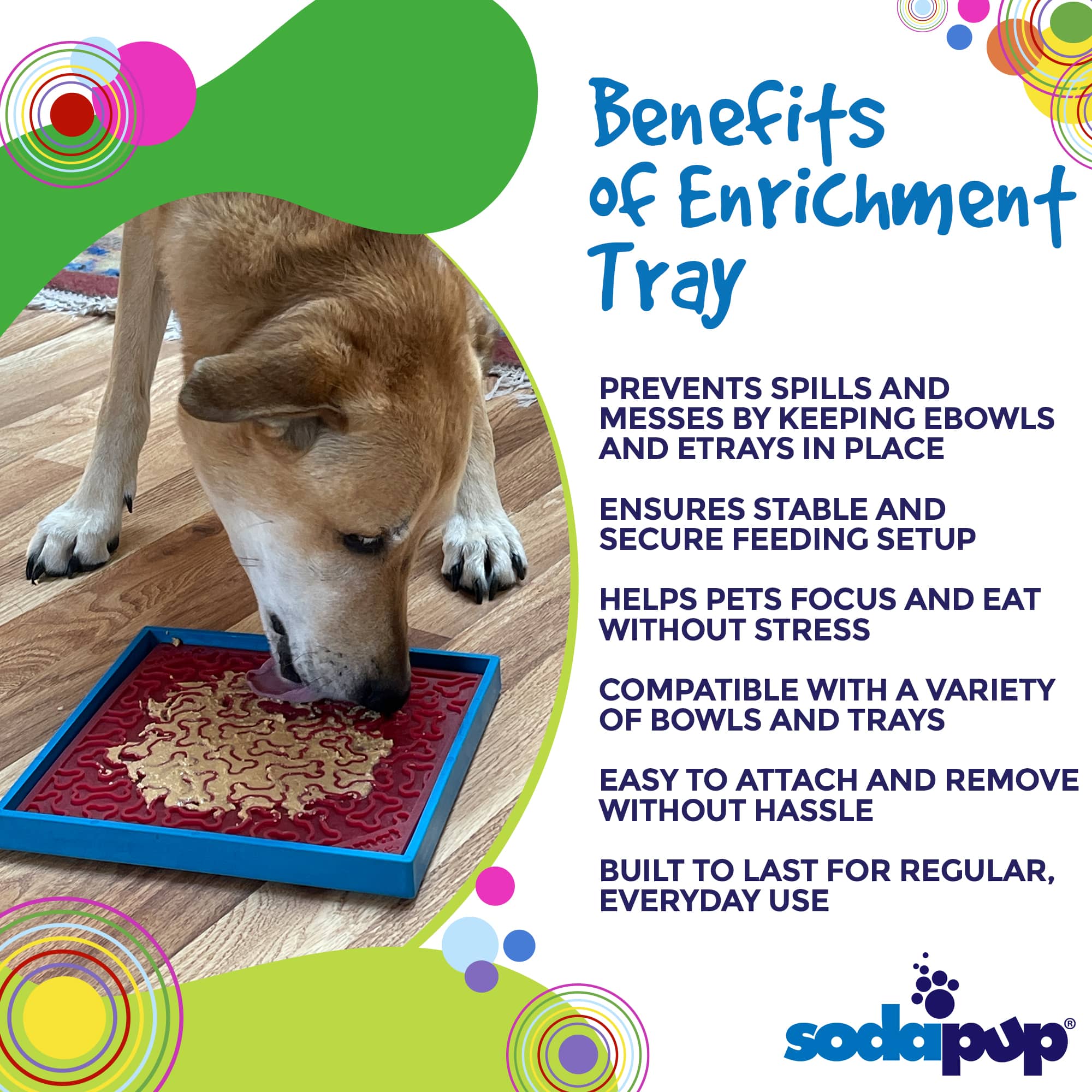 Light Blue Hold 'em Suction Cup Holder for eBowls, eTrays, and eMats for wholesale on Faire2