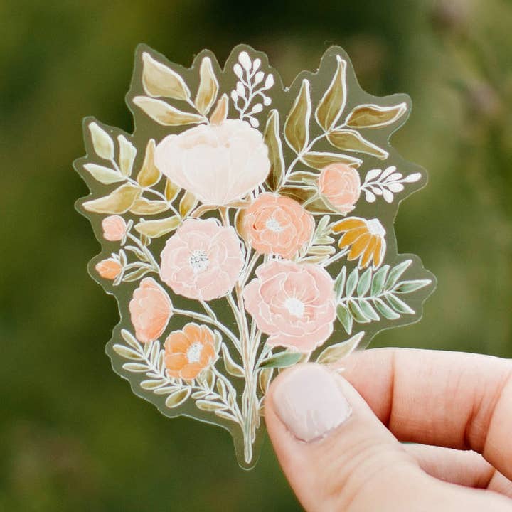 Sticker Bouquet floral pour la vente par Standish Design Studio