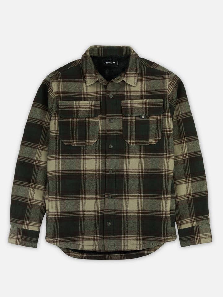 Sherpa-Jacke - Anthrazit für den Großhandel von Jetty