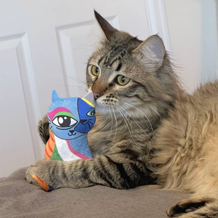 Pet Palette Distribution - Wholesale Pet Toy - Cat - KONG® Artz Kahlo / Picasso Cat Toy 2pk3