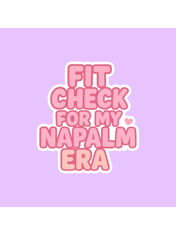 Fit Check For My Napalm Era Kpop Demon Hunters Sticker for wholesale by Shadows of Sunshine