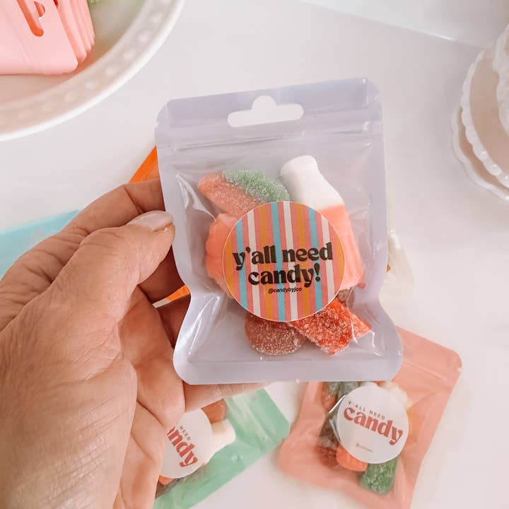 Candy by J.Co - Wholesale Gummy - Mini Pastel Feestpakketten {snoep ritstas}9