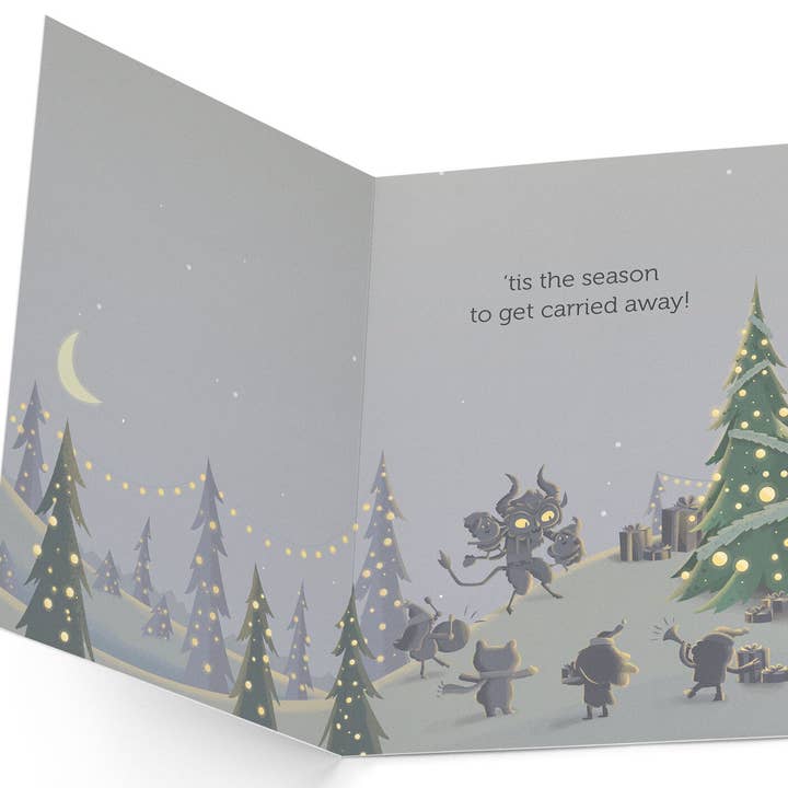 Hazy Dell Press - Wholesale Christmas Card - Krampus Holiday Card