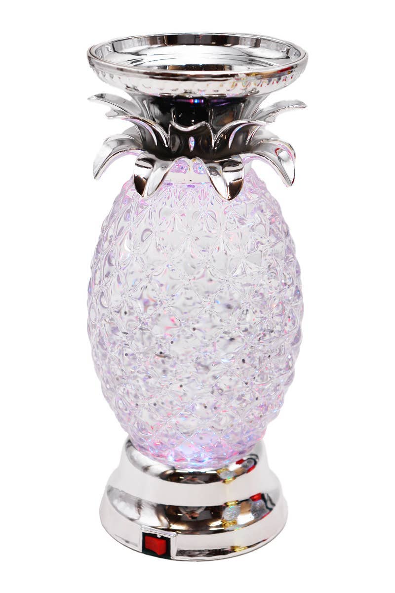 Sortiert Farbenwechselnder Ananas-Drehlichtständer mit mehrfarbigem LED-Glitzer für den Großhandel auf Faire1