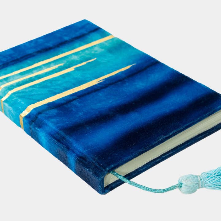 Cuaderno | Gravity Azure con detalle dorado 4» x 6» para venta al por mayor de Aviva Stanoff Design