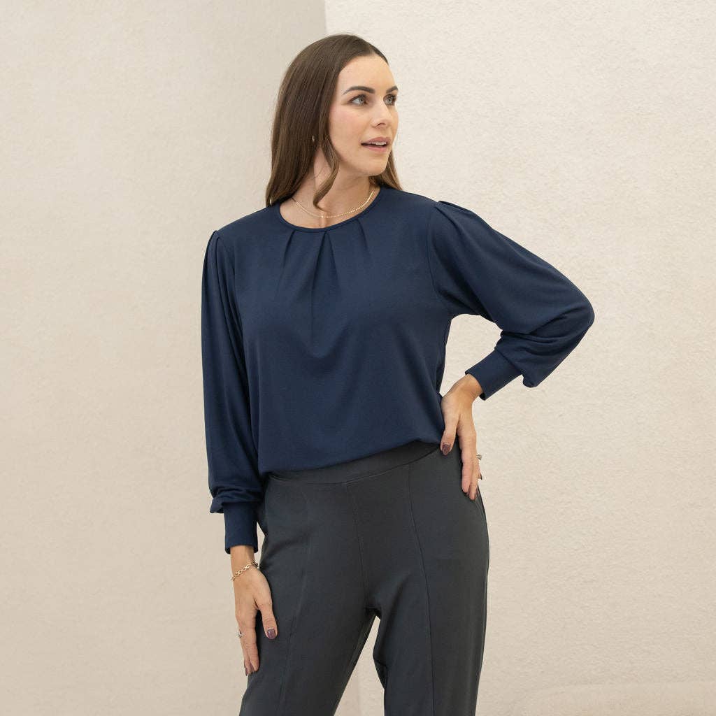 Encircled - Wholesale Blouse - Women's - The Comfy Blouson Top18