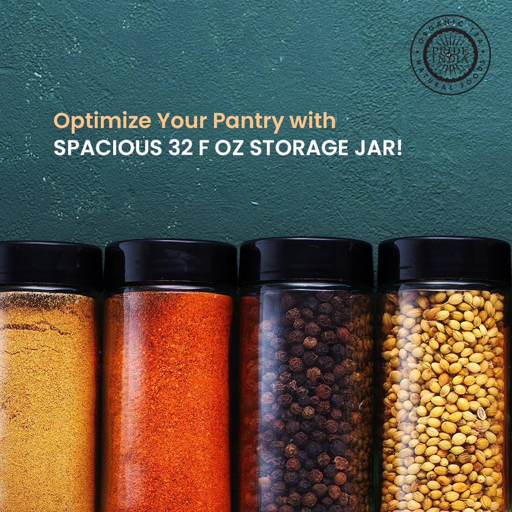 PRIDE INDIA BRANDS – wholesale Jar – Clear PET Storage Jars with Caps11