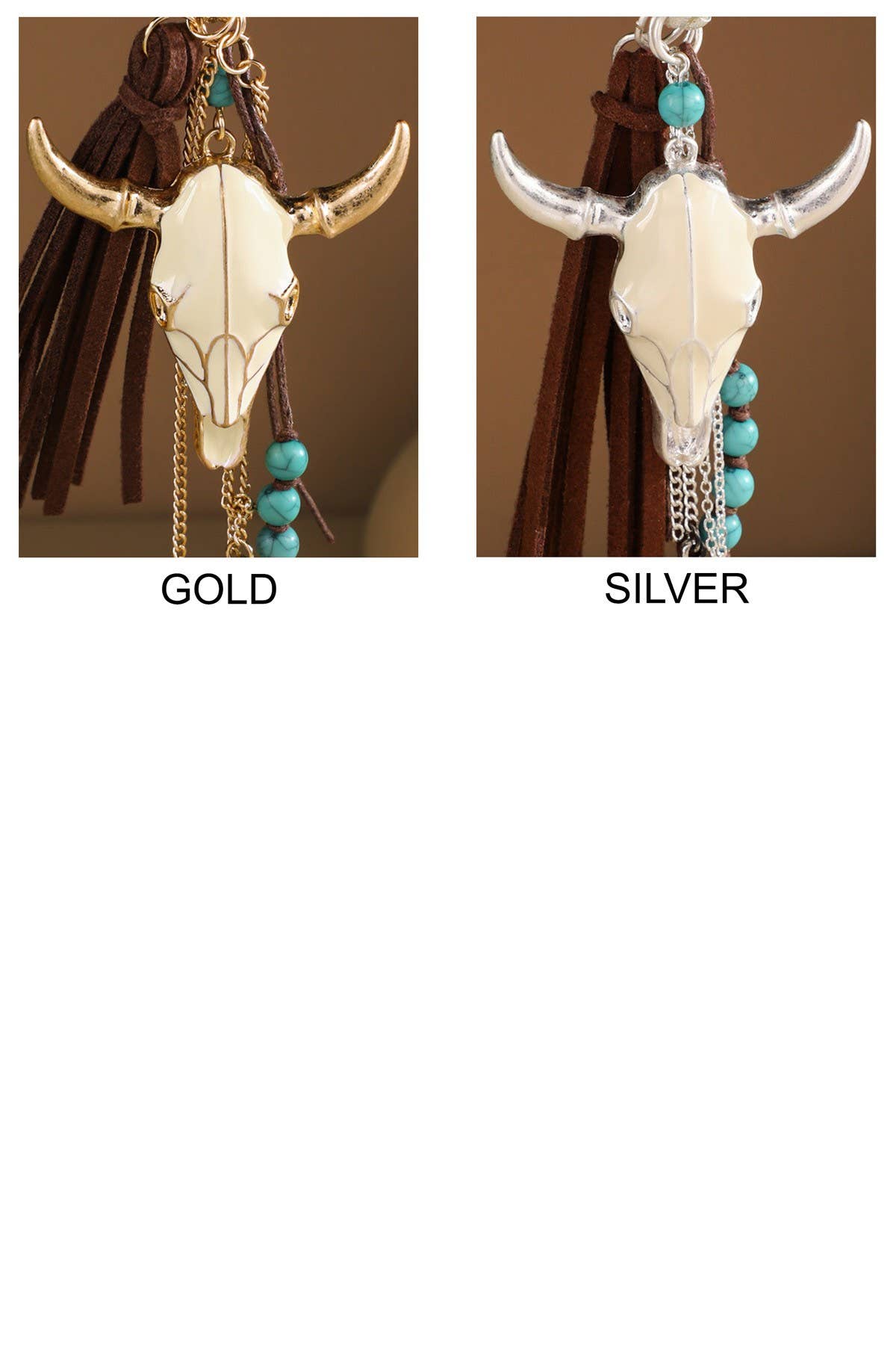 Urbanista - Wholesale Pendant/Charm Necklace - Western Suede Necklace with Semi-Stone 6